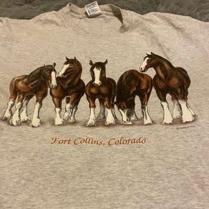 Fort Collins Colorado horse shirt